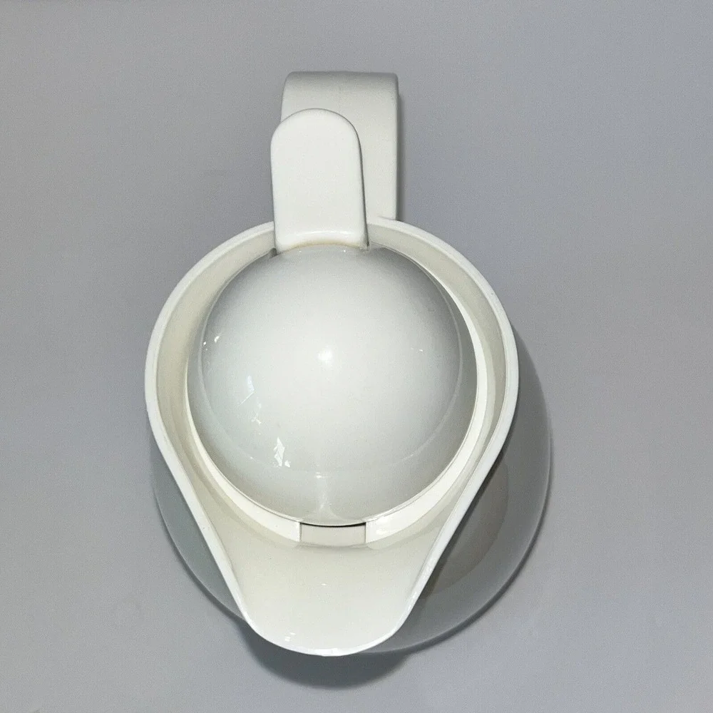 Vintage Insulated‎ Coffee Tea Thermal Pitcher Server Vacuum Carafe White Country